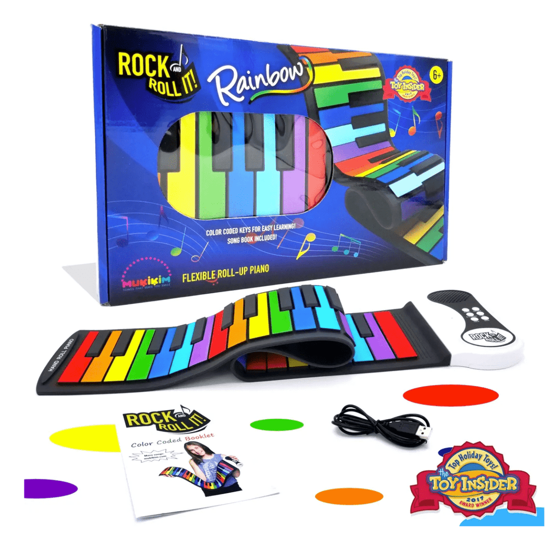 Rock And Roll It - Rainbow Piano-Music-Tools 4 Teaching-Classroom Decor and More