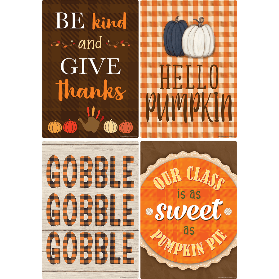 Fall Small Poster Pack-Posters-Tools 4 Teaching-Classroom Decor and More