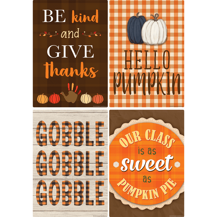 Fall Small Poster Pack-Posters-Tools 4 Teaching-Classroom Decor and More