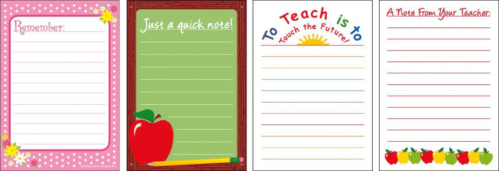 Quick Notes! - Set of 4-Notepads-Tools 4 Teaching-Classroom Decor and More