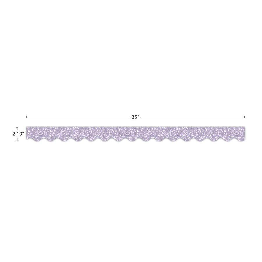 Composition Purple Scalloped Border Trim-Borders-Tools 4 Teaching-Classroom Decor and More