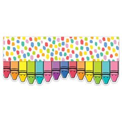 Core Decor Doodle Crayons EZ Border-Borders-Tools 4 Teaching-Classroom Decor and More