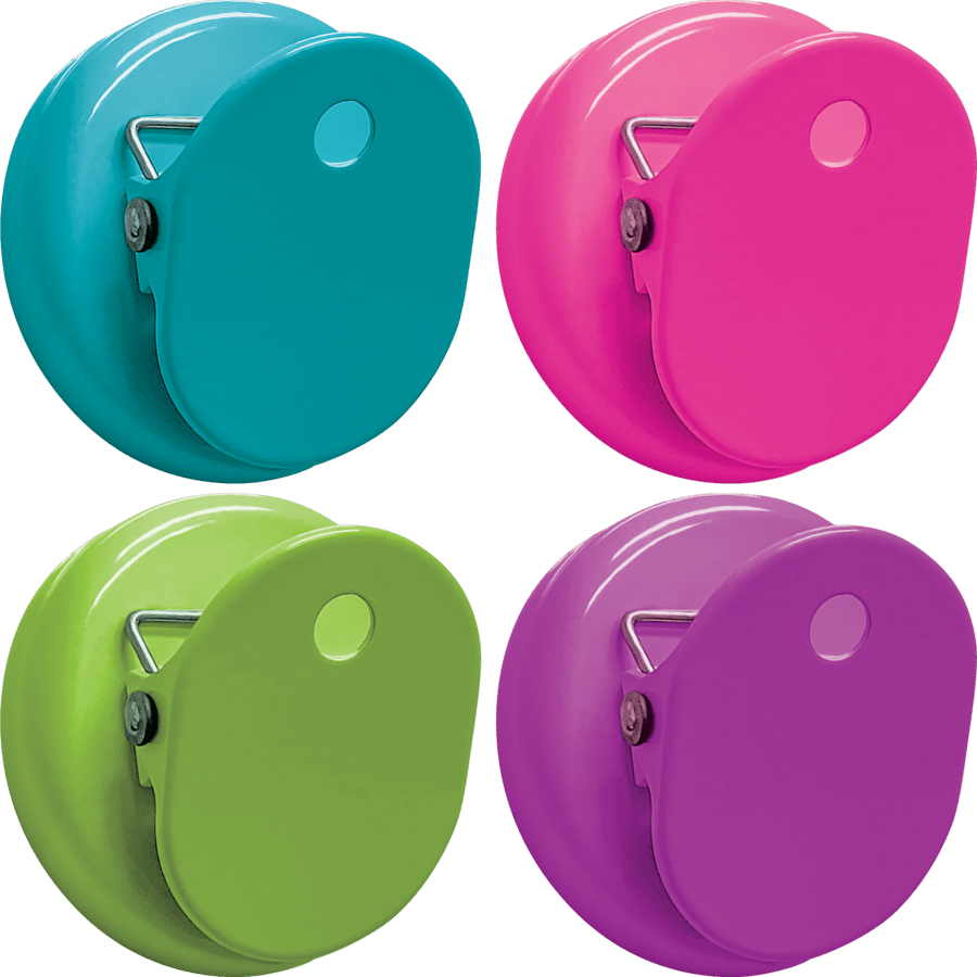 Colorful Brights Magnetic Clips-Teaching Materials-Tools 4 Teaching-Classroom Decor and More