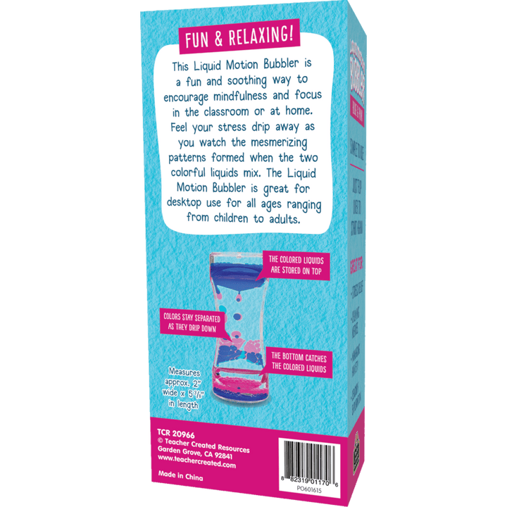 Blue & Pink Liquid Motion Bubbler-Fidgets-Tools 4 Teaching-Classroom Decor and More
