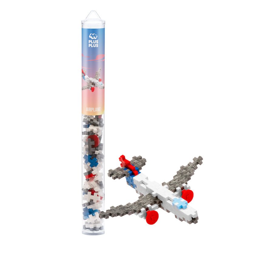 PLUS PLUS® Tube - 70 PC - Airplane-Plus Plus-Tools 4 Teaching-Classroom Decor and More