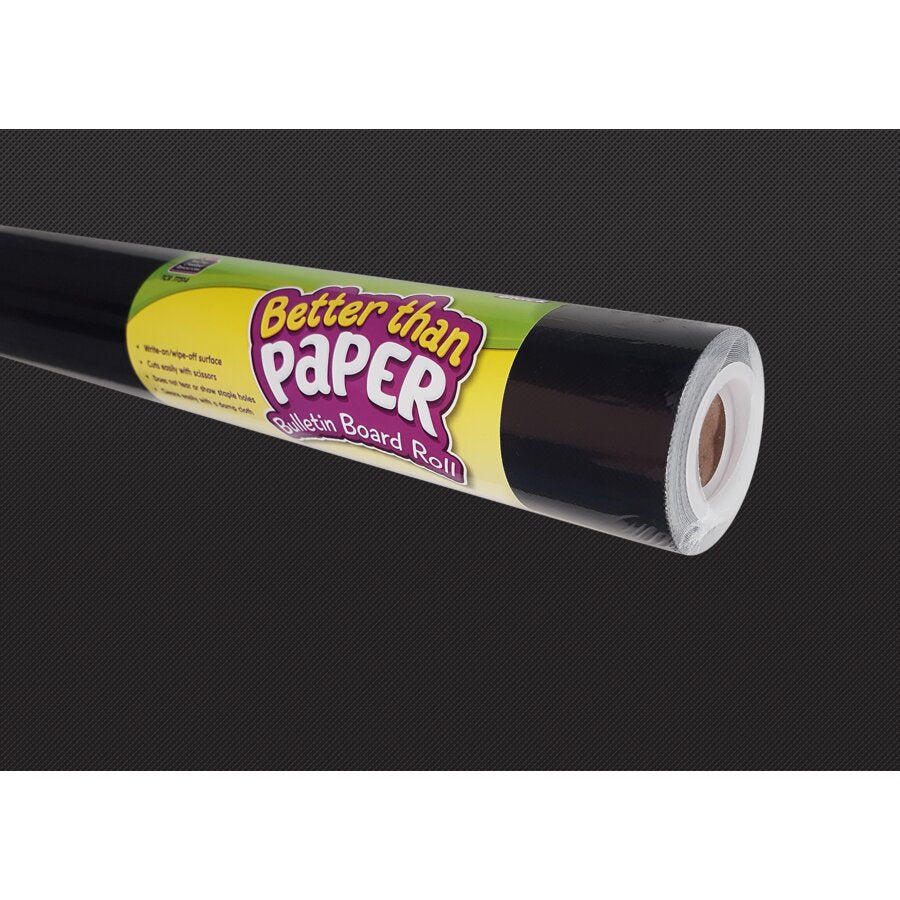 Better Than Paper® Bulletin Board Roll: Black-Bulletin Board Paper - Better Than Paper-Tools 4 Teaching-Classroom Decor and More