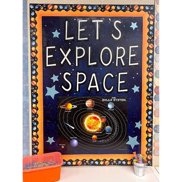 Better Than Paper® Bulletin Board Roll: Night Sky-Bulletin Board Paper - Better Than Paper-Tools 4 Teaching-Classroom Decor and More