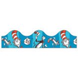 *Cat in the Hat Blue Scalloped Border-Borders-Tools 4 Teaching-Classroom Decor and More