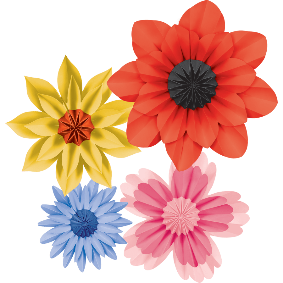 Wildflowers Paper Flowers-Accents-Tools 4 Teaching-Classroom Decor and More