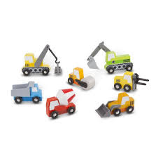Wooden Construction Site Vehicles-Vehicles & Construction-Tools 4 Teaching-Classroom Decor and More