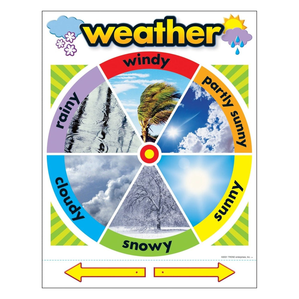 Weather Learning Chart-Charts-Tools 4 Teaching-Classroom Decor and More