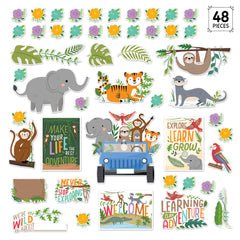 Jungle Friends Bulletin Board-Bulletin Board Sets-Tools 4 Teaching-Classroom Decor and More