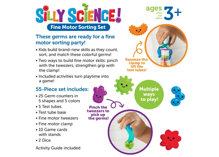 Silly Science Fine Motor Sorting Set-Science & STEM-Tools 4 Teaching-Classroom Decor and More