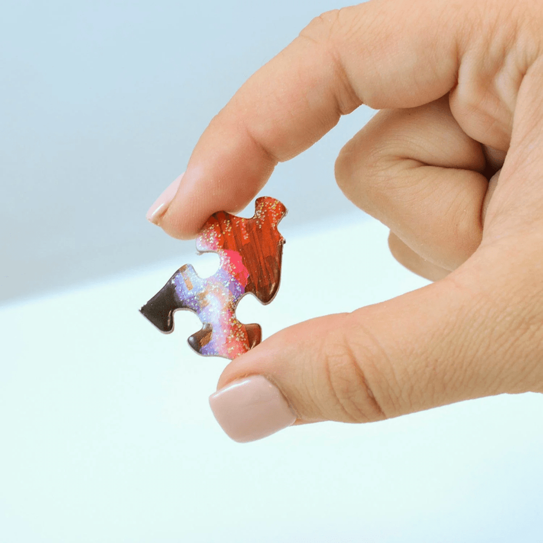 Sparkle & Shine - Snowman Cottage 500 Piece Glitter Jigsaw Puzzle-Puzzles-Tools 4 Teaching-Classroom Decor and More