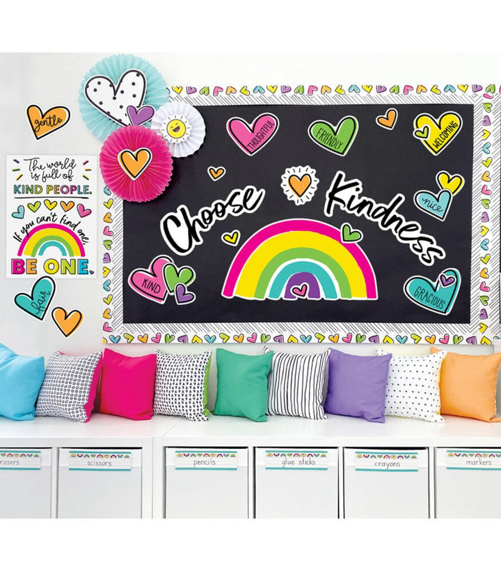Kind Vibes Choose Kindness Bulletin Board Set - Tools 4 Teaching