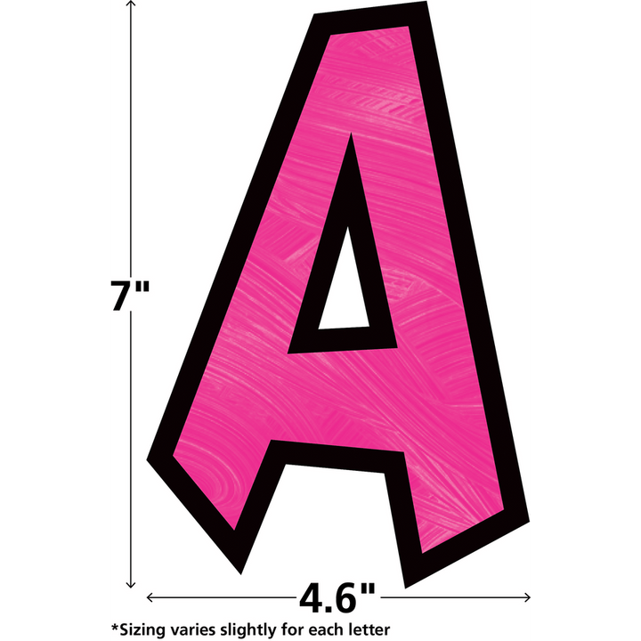 Brights 4Ever 7" Fun Font Letters-Letters-Tools 4 Teaching-Classroom Decor and More