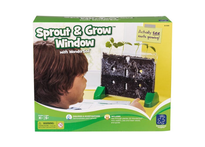Sprout & Grow™ Window-Science & STEM-Tools 4 Teaching-Classroom Decor and More