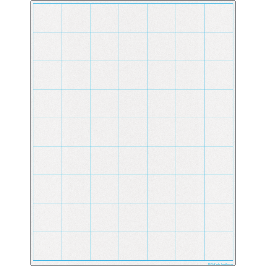 Graphing Grid Large Squares Write On/Wipe Off Chart-Charts-Tools 4 Teaching-Classroom Decor and More