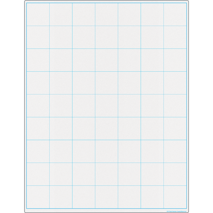 Graphing Grid Large Squares Write On/Wipe Off Chart-Charts-Tools 4 Teaching-Classroom Decor and More
