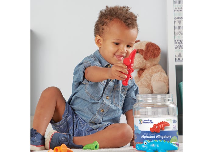 Snap-n-Learn™ Alphabet Alligators-Subjects - Reading - Alphabet-Tools 4 Teaching-Classroom Decor and More