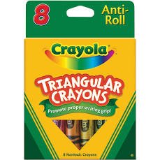 8 Triangular Crayons-Art Supplies-Tools 4 Teaching-Classroom Decor and More