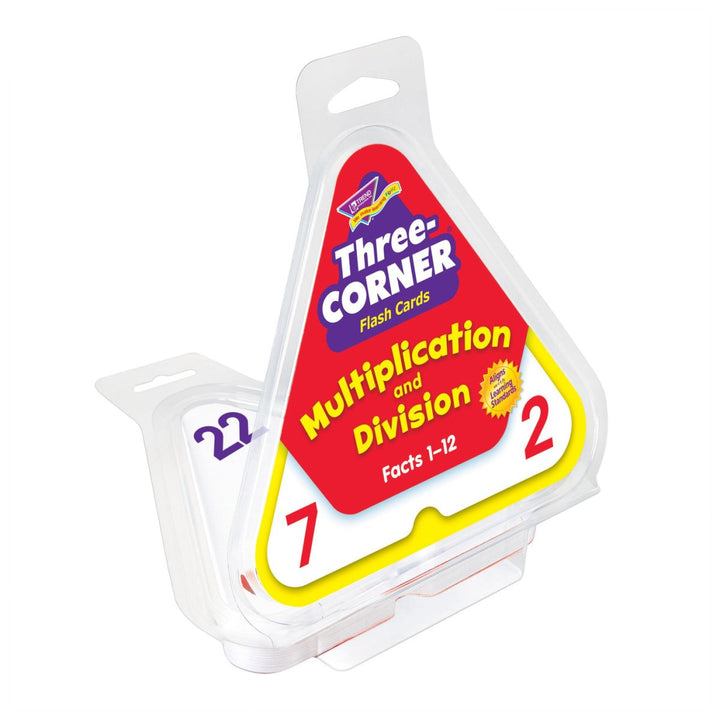 Multiplication and Division Three-Corner® Flash Cards-Flashcards-Tools 4 Teaching-Classroom Decor and More