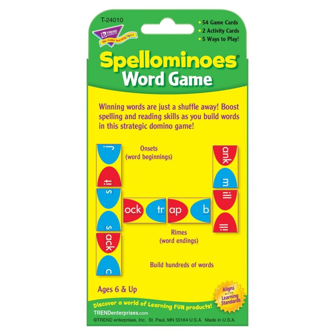 Spellominoes® Challenge Cards®-Subjects - Reading - Reading Manipulatives-Tools 4 Teaching-Classroom Decor and More