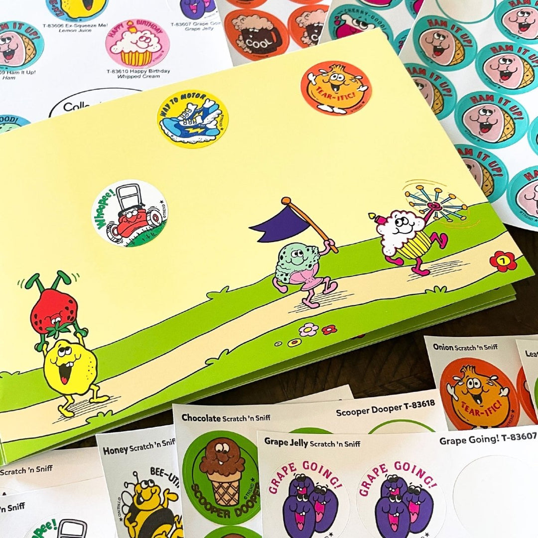 Stickers on Parade Sticker Collector Album (stickers sold separately)-Stickers-Tools 4 Teaching-Classroom Decor and More