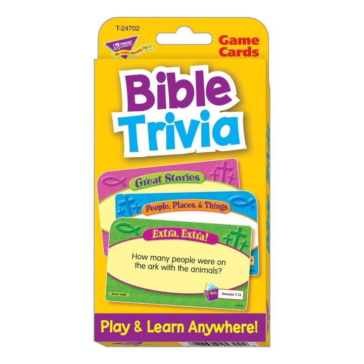 Bible Trivia Challenge Cards®-Religious-Tools 4 Teaching-Classroom Decor and More