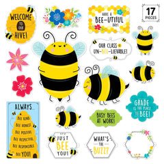 Busy Bees Bulletin Board Set-Bulletin Board Sets-Tools 4 Teaching-Classroom Decor and More