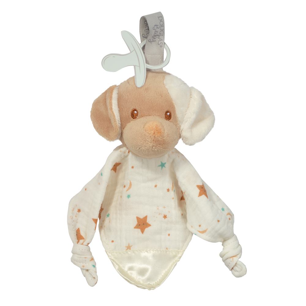 Auggie Tan Puppy Paci Lovey-Baby & Toddler-Tools 4 Teaching-Classroom Decor and More