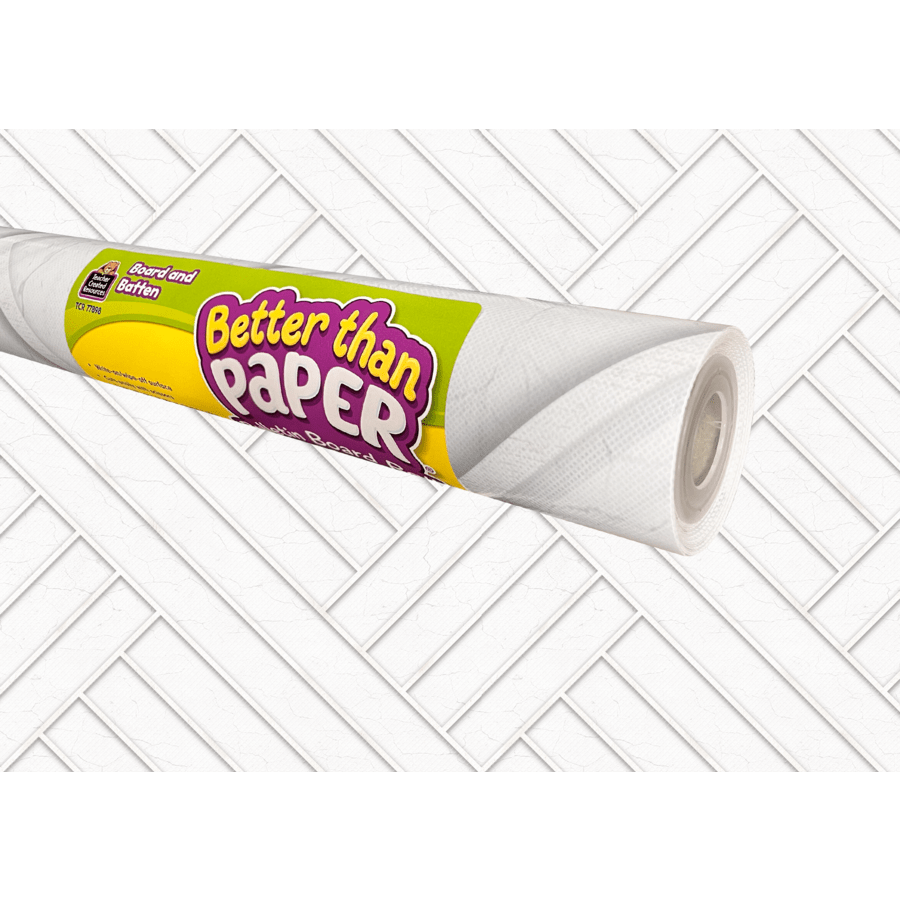 *Better Than Paper® Bulletin Board Roll: Board and Batten-Bulletin Board Paper - Better Than Paper-Tools 4 Teaching-Classroom Decor and More