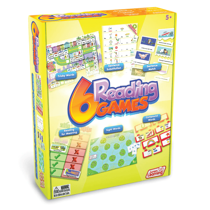 *6 Reading Games-Subjects - Reading - Reading Manipulatives-Tools 4 Teaching-Classroom Decor and More