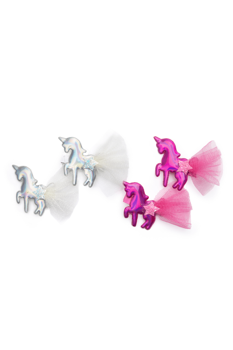 *Iridescent Unicorns Hairclips, 2 pc, Assorted-Dress Up & Jewelry-Tools 4 Teaching-Classroom Decor and More