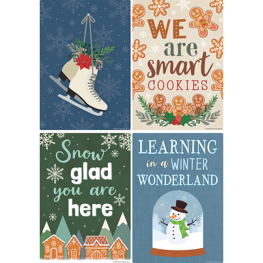 Winter Small Poster Pack-Posters-Tools 4 Teaching-Classroom Decor and More