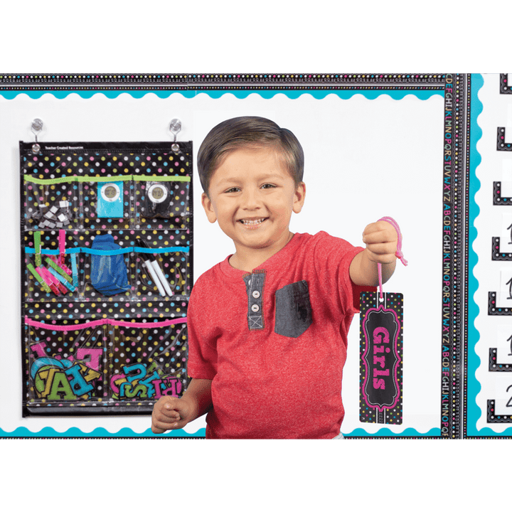 Chalkboard Brights Magnetic Girls Pass-Hall Passes-Tools 4 Teaching-Classroom Decor and More