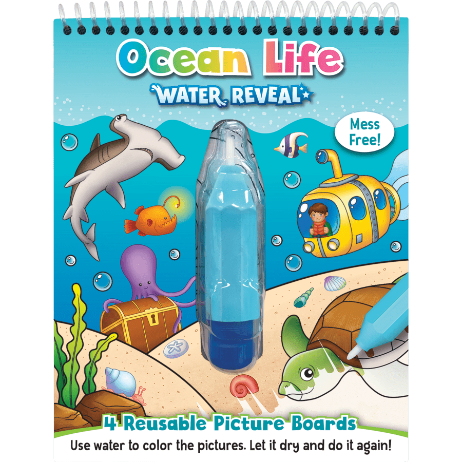 Ocean Life Water Reveal-Activity Pads-Tools 4 Teaching-Classroom Decor and More