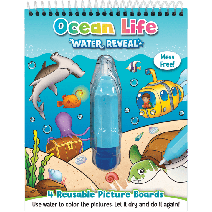 Ocean Life Water Reveal-Activity Pads-Tools 4 Teaching-Classroom Decor and More