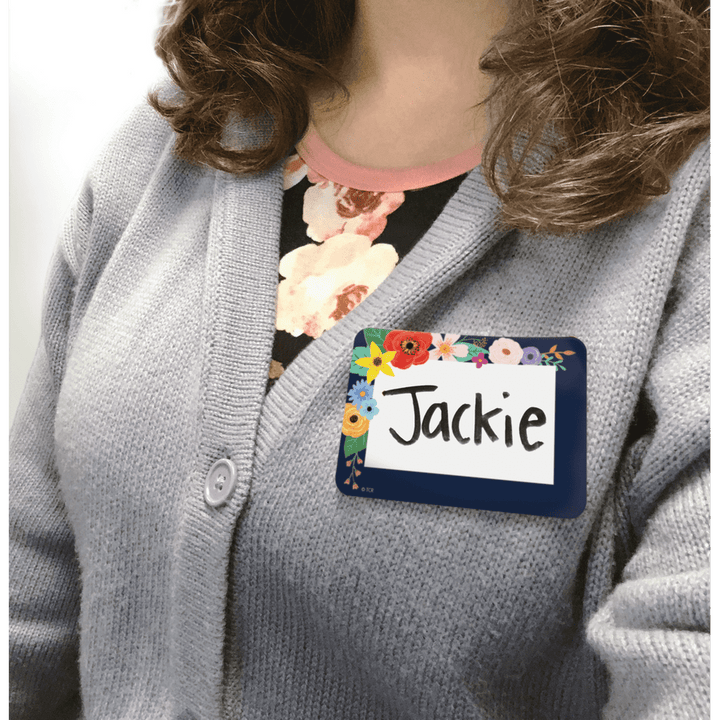 Wildflowers Name Tags/Labels - Multi-Pack-Nameplates &amp; Name Tags-Tools 4 Teaching-Classroom Decor and More
