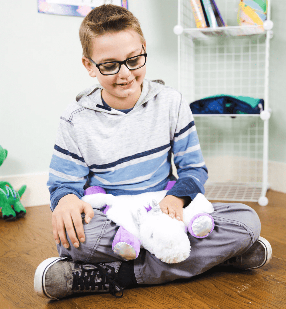 Washable Sensory Plush Lap Pads by Bouncyband® - Unicorn-Sensory Play-Tools 4 Teaching-Classroom Decor and More