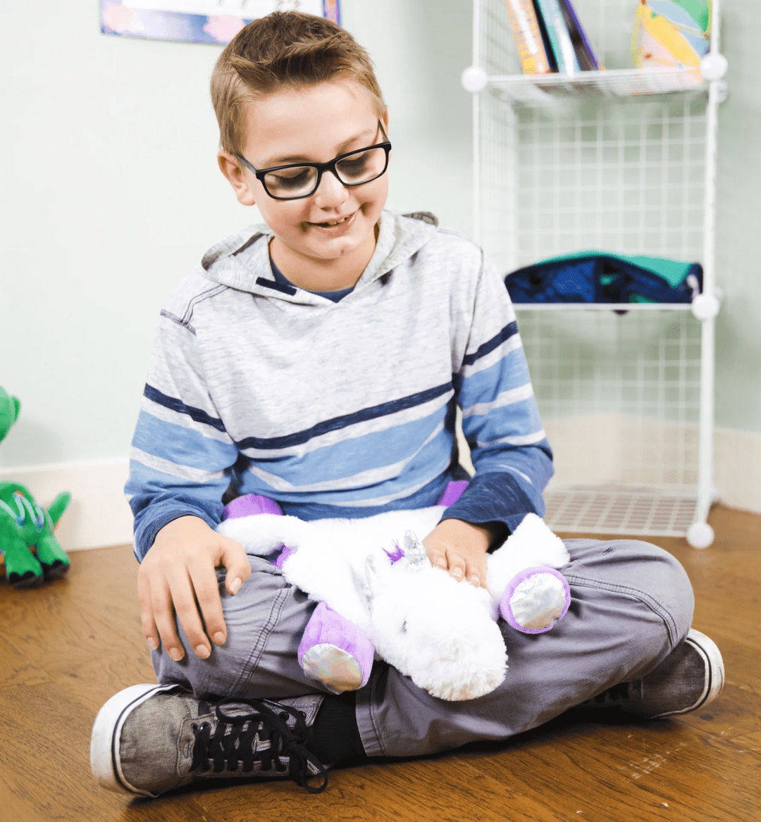 Washable Sensory Plush Lap Pads by Bouncyband® - Unicorn-Sensory Play-Tools 4 Teaching-Classroom Decor and More