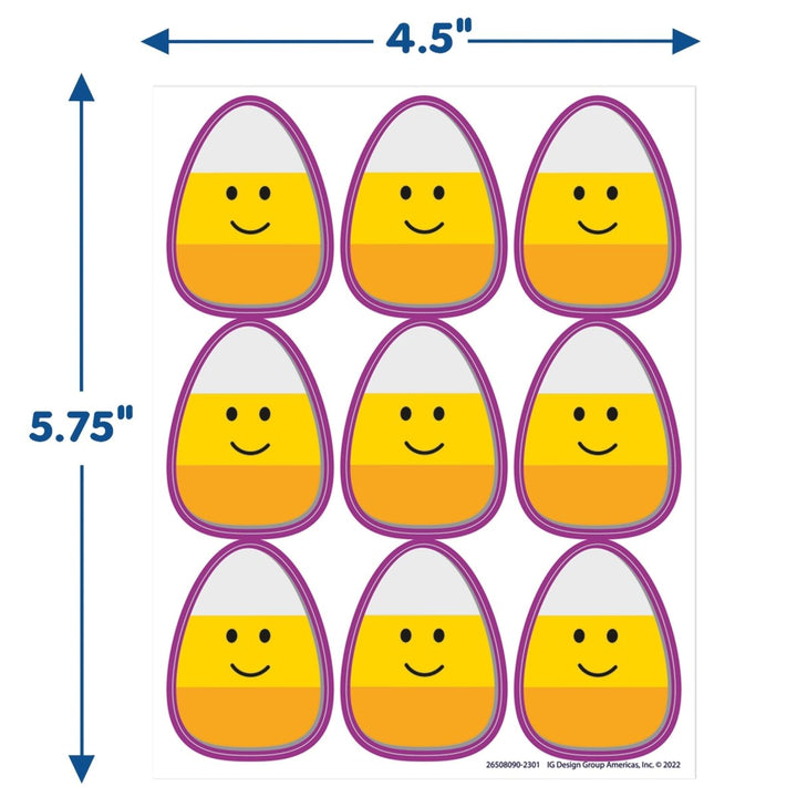 Candy Corn Stickers Giant-Tools 4 Teaching-Classroom Decor and More