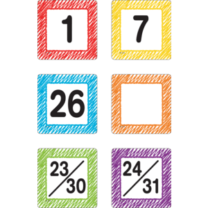 Scribble Calendar Days-Calendars-Tools 4 Teaching-Classroom Decor and More