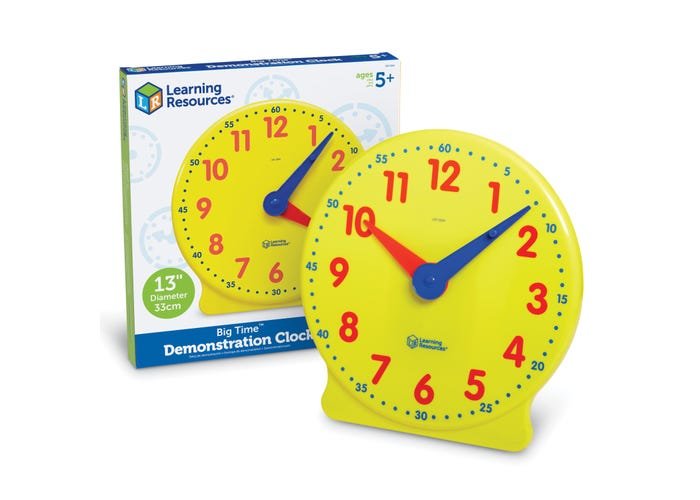 Big Time™ Demonstration Clock-Time & Money-Tools 4 Teaching-Classroom Decor and More