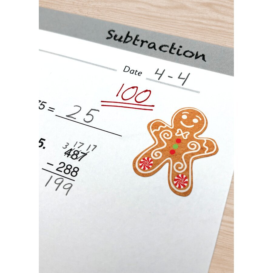 Gingerbread Cookie Stickers-Tools 4 Teaching-Classroom Decor and More