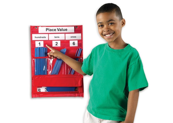 Counting & Place Value Pocket Chart-Pocket Charts-Tools 4 Teaching-Classroom Decor and More