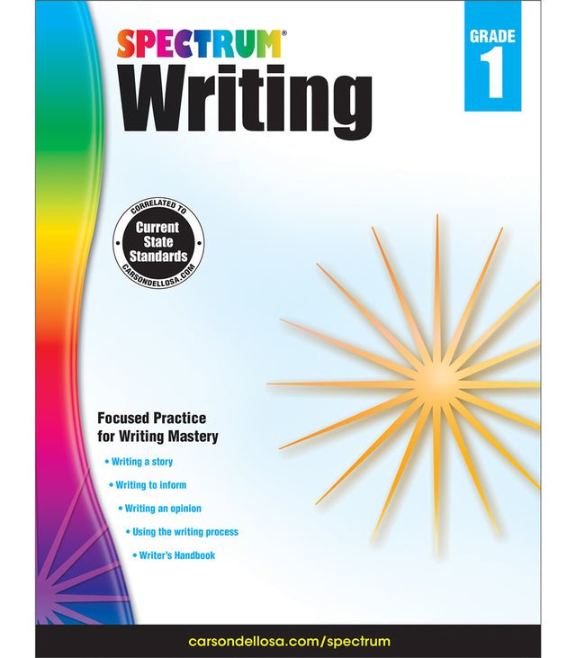 Spectrum Writing Workbook Paperback-ELA Books-Tools 4 Teaching-Classroom Decor and More