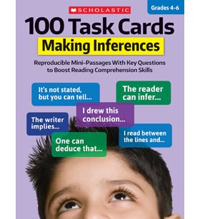 100 Task Cards Making Inferences-Subjects - Reading - Reading Books-Tools 4 Teaching-Classroom Decor and More