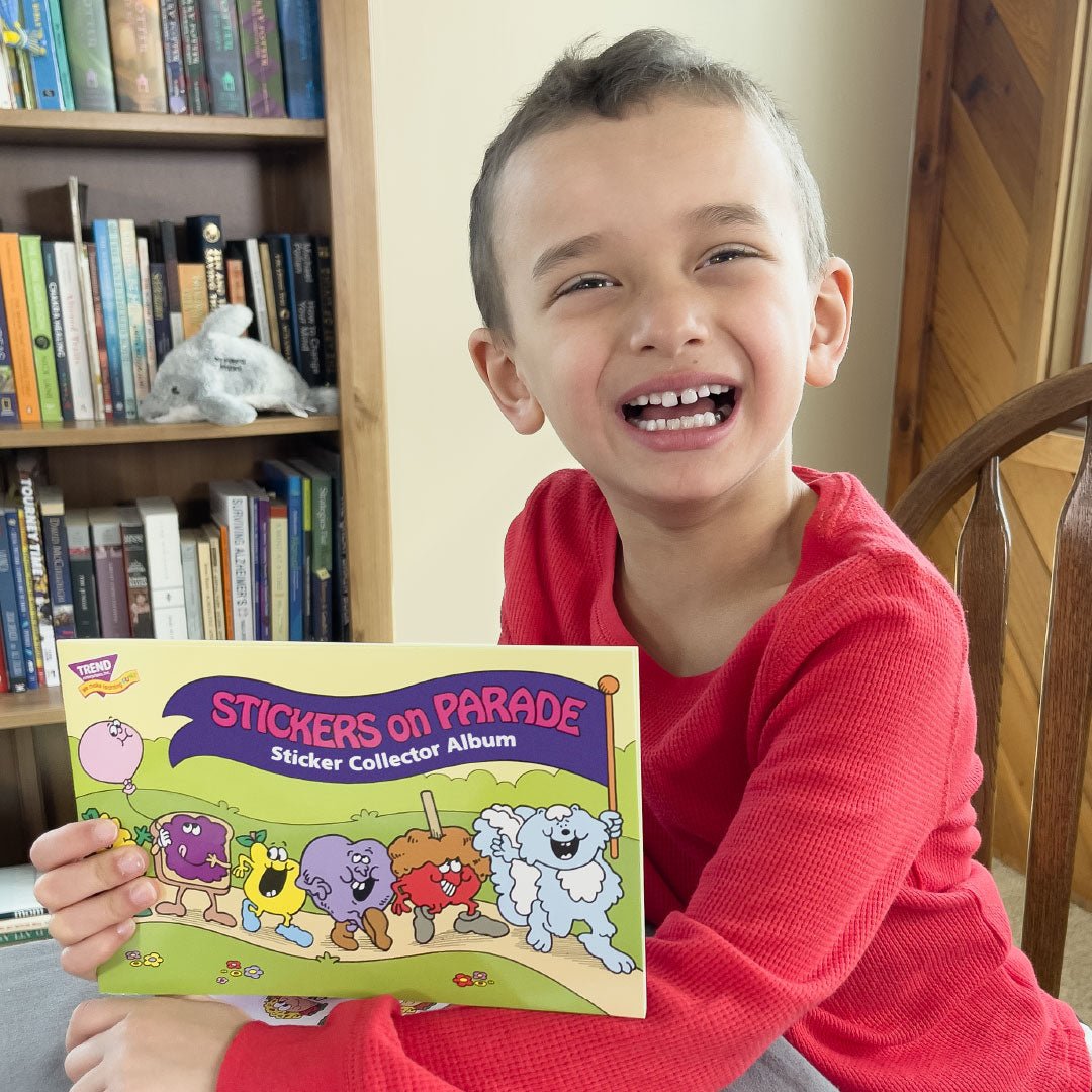 Stickers on Parade Sticker Collector Album (stickers sold separately)-Stickers-Tools 4 Teaching-Classroom Decor and More