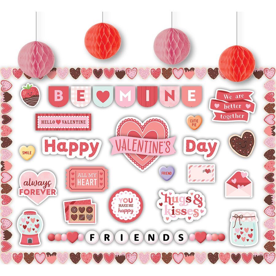 Valentine's Day Create and Decorate Quick Kit-Tools 4 Teaching-Classroom Decor and More